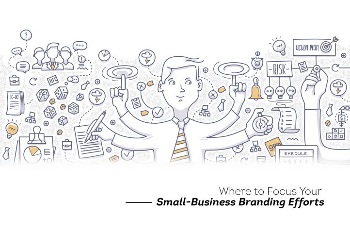 Why should small businesses identify the most relevant branding touchpoints and focus their attention on them.